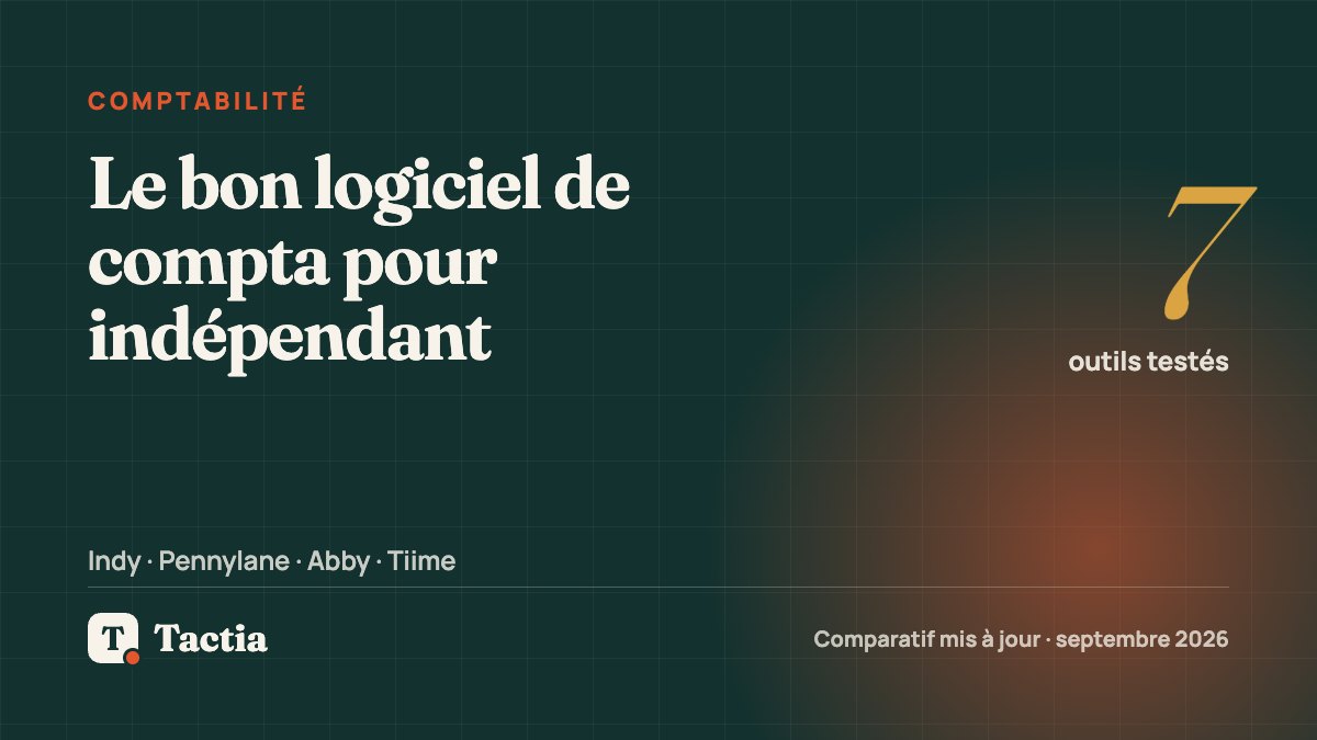 Comparatif des logiciels de comptabilité pour indépendants 2026
